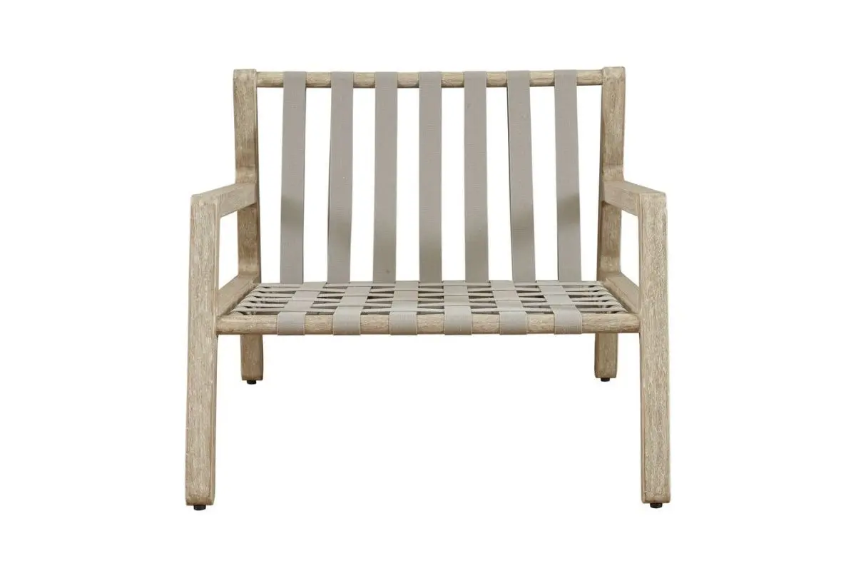 Strapped Outdoor Lounge Chair - Image 4