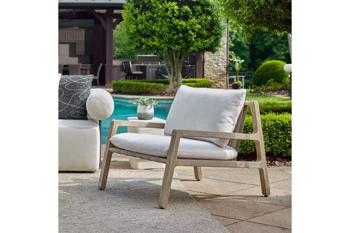 Strapped Outdoor Lounge Chair - Image 9