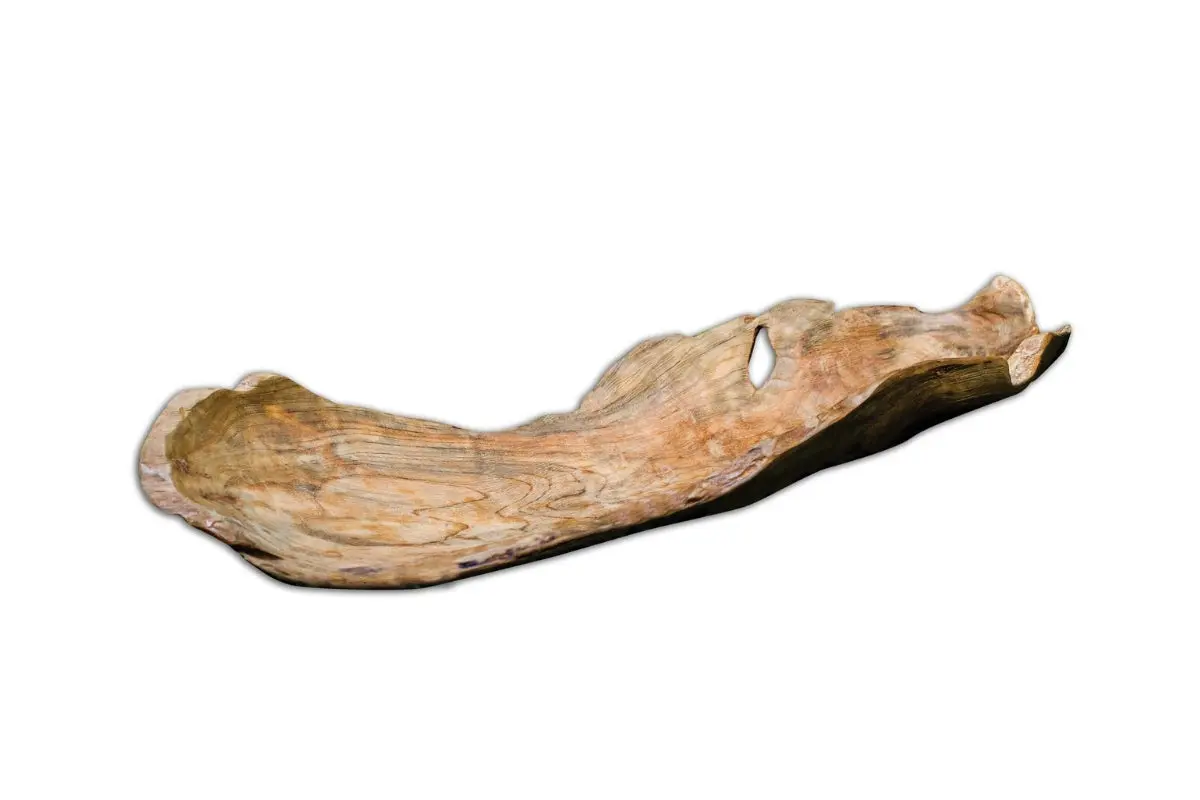 Teak Leaf Bowl Tray