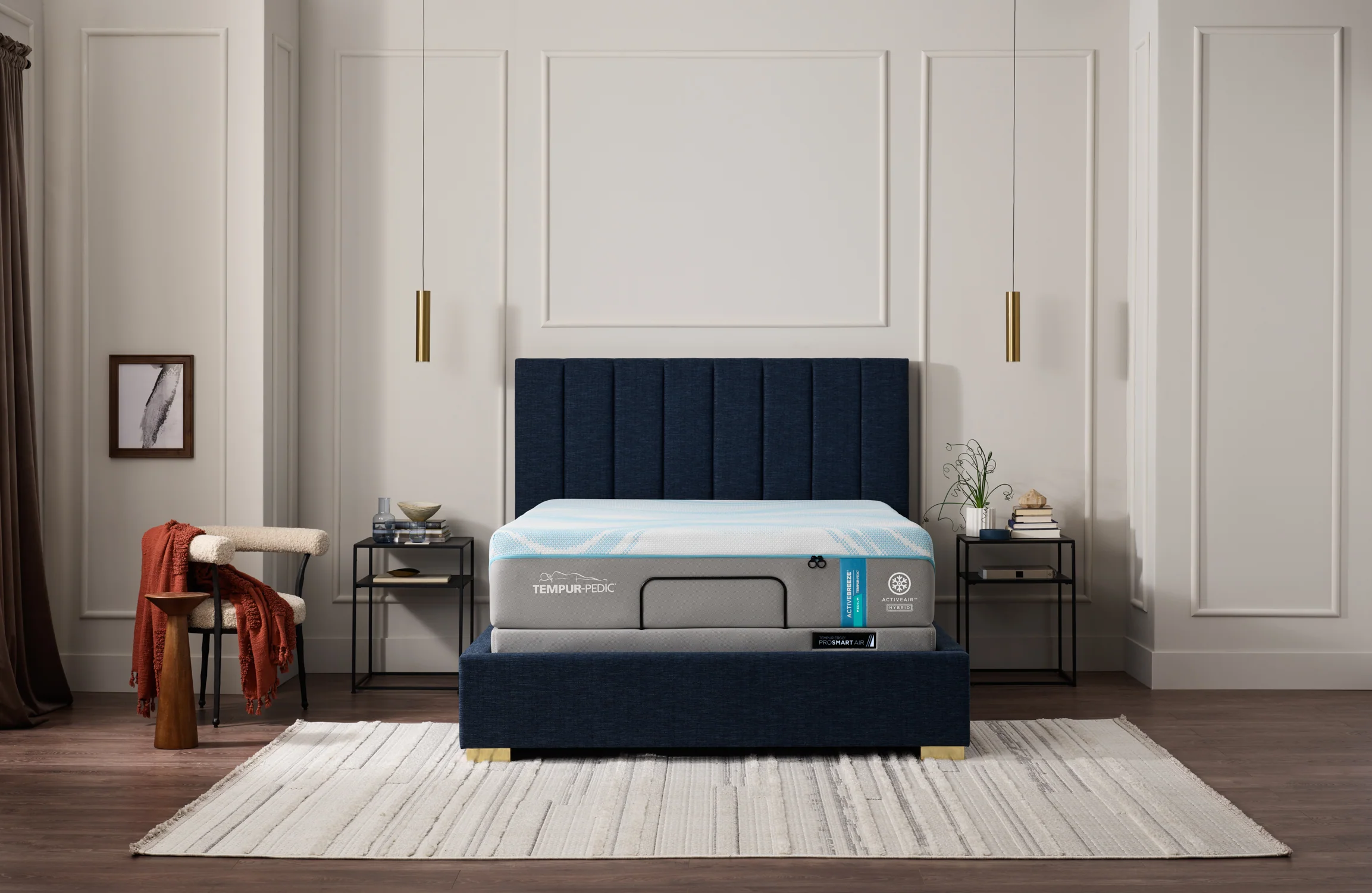 Tempur Pedic Active Breeze Ii Hybrid Mattress & Adjustable Foundation Package - Image 37