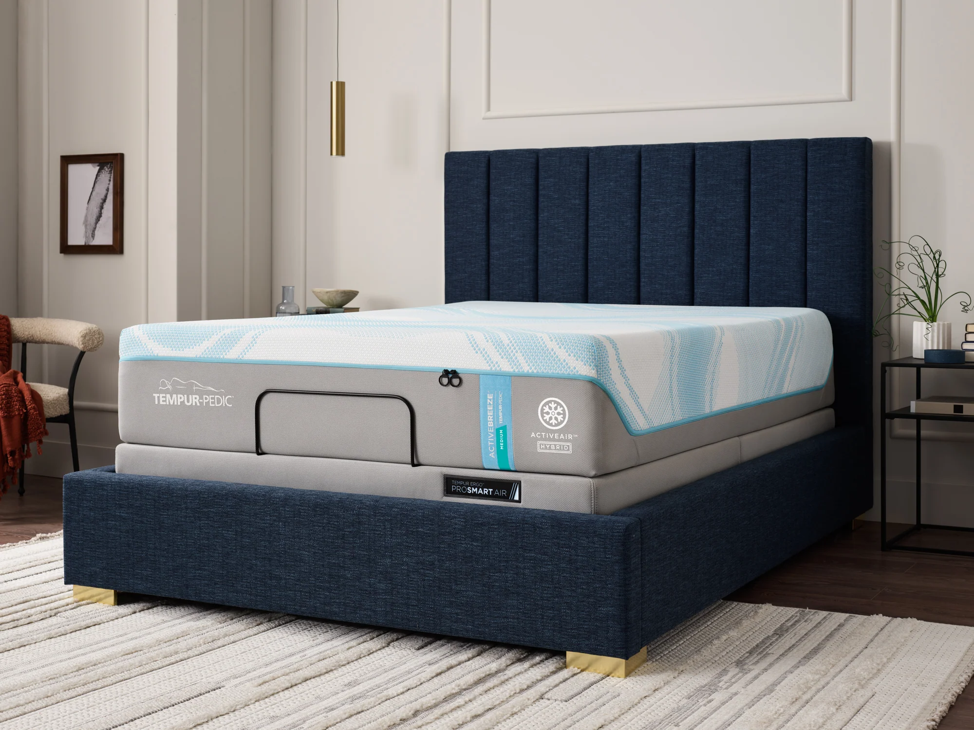 Tempur Pedic Active Breeze Ii Hybrid Mattress & Adjustable Foundation Package - Image 41