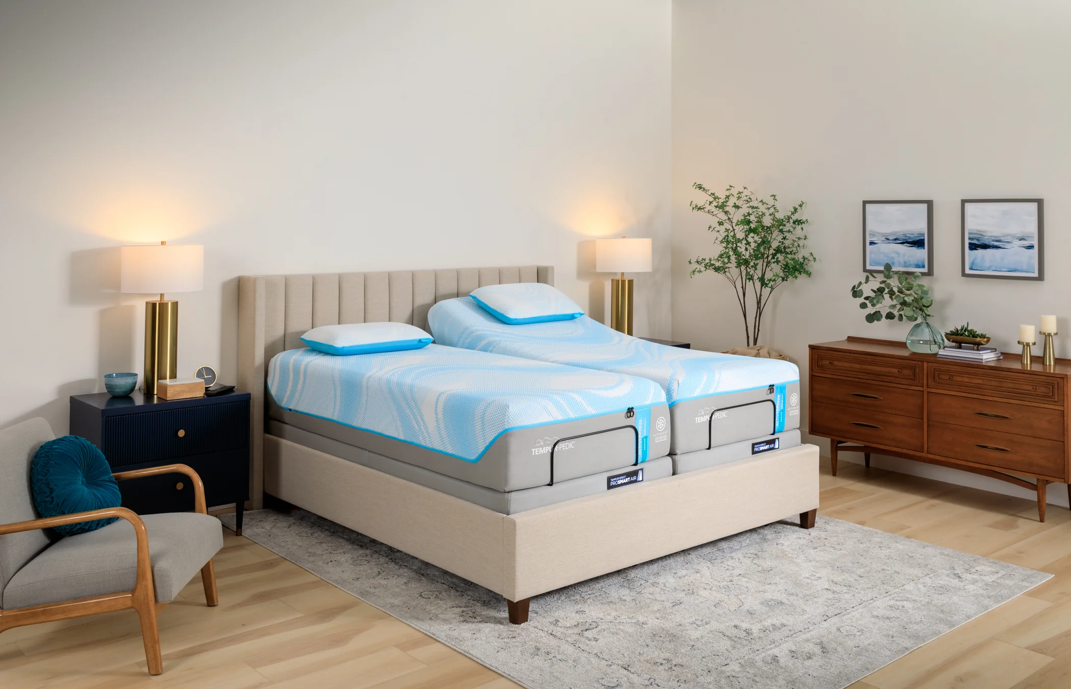 Tempur Pedic Active Breeze Ii Hybrid Mattress & Adjustable Foundation Package - Image 49