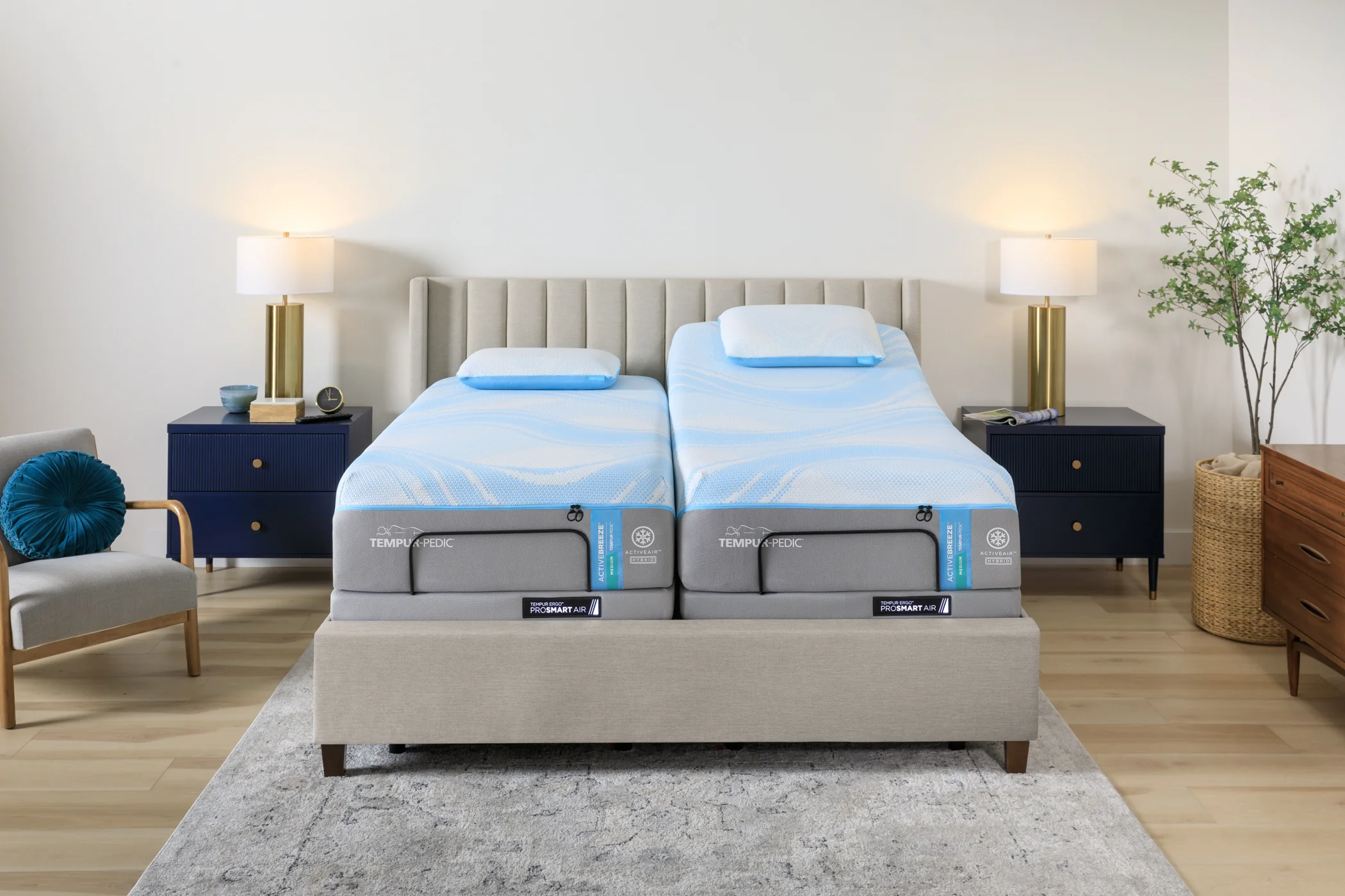 Tempur Pedic Active Breeze Ii Hybrid Mattress & Adjustable Foundation Package - Image 51
