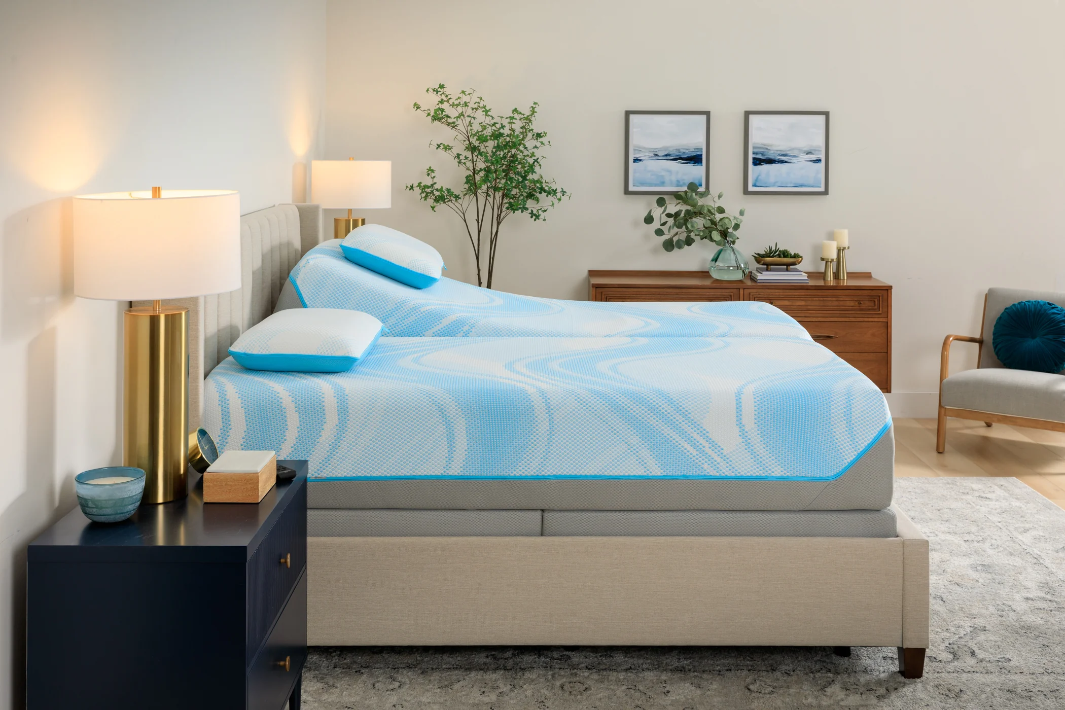 Tempur Pedic Active Breeze Ii Hybrid Mattress & Adjustable Foundation Package - Image 57