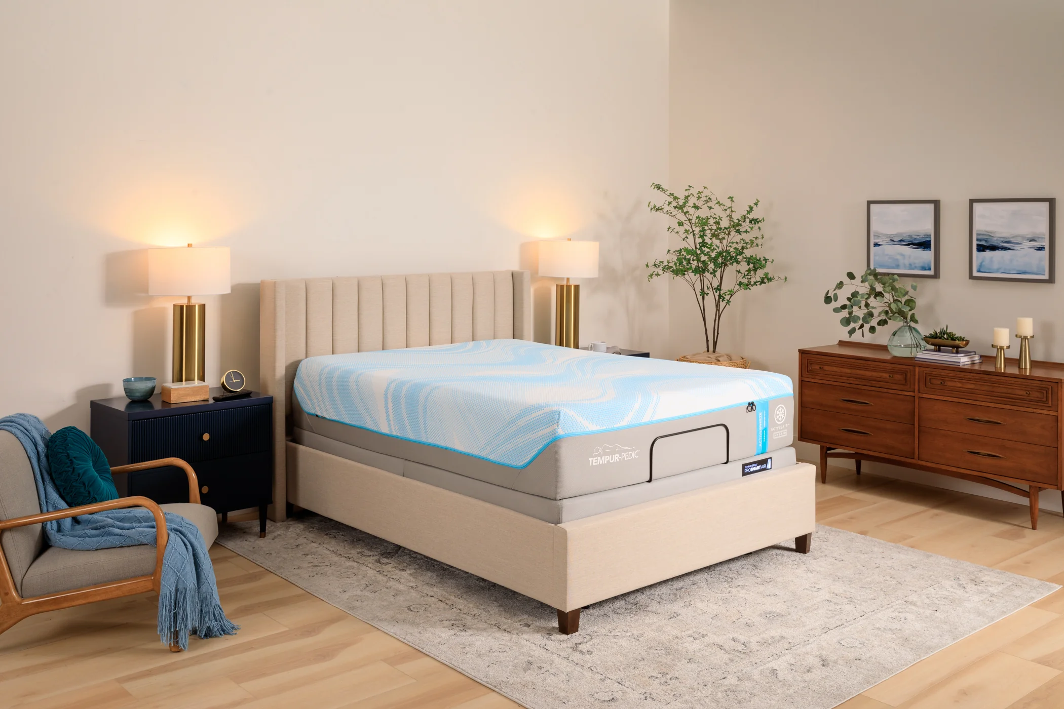 Tempur Pedic Active Breeze Ii Hybrid Mattress & Adjustable Foundation Package - Image 8