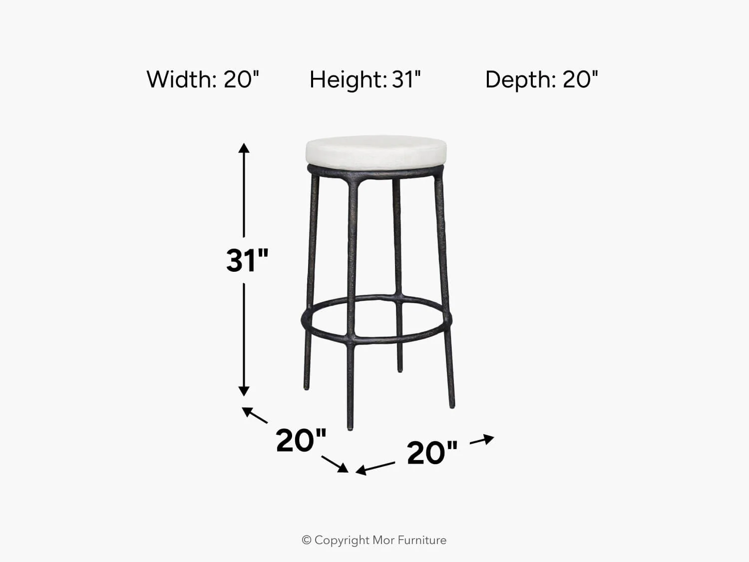 Thayer Outdoor Barstool - Image 7