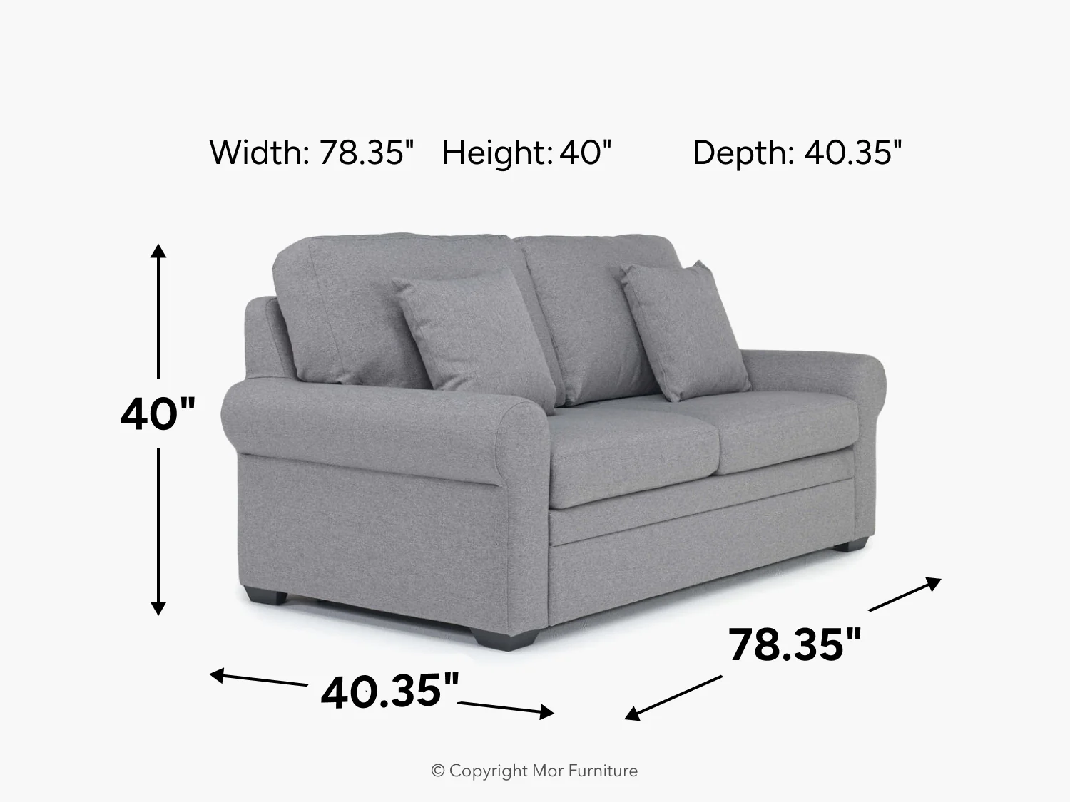 Tilda Full Sleeper Loveseat - Image 14