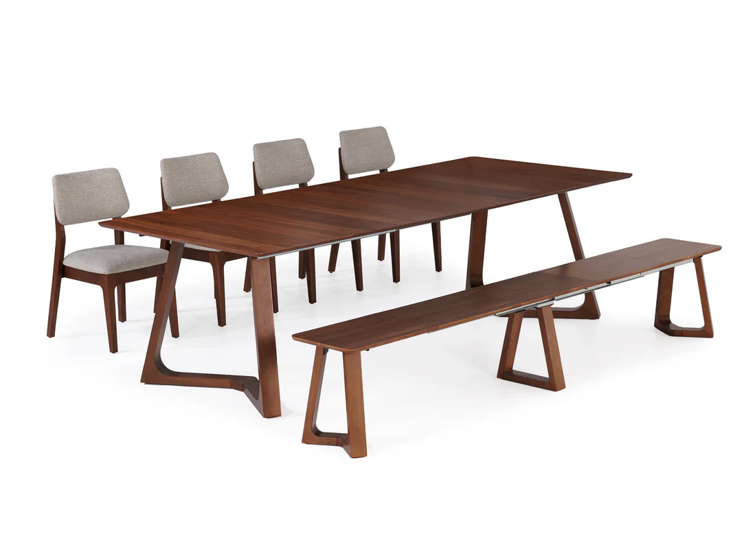 Transformer Nova Dining Table & 4 Stackable Chairs & Bench - Image 25