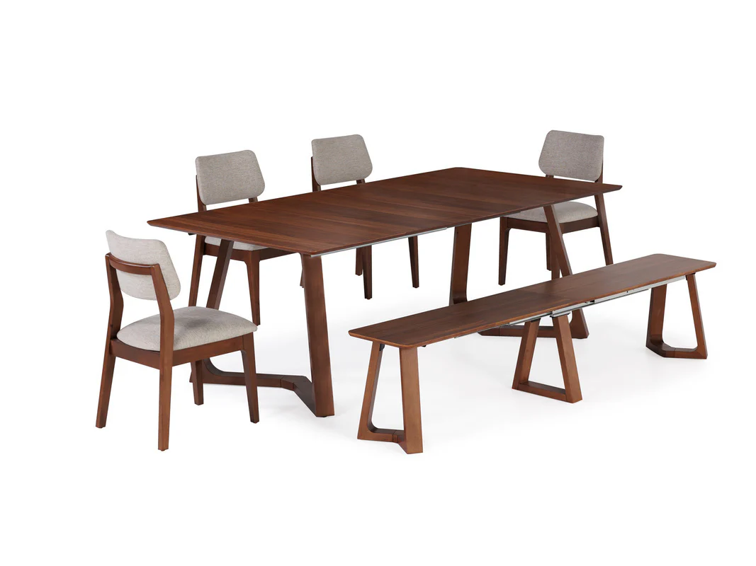 Transformer Nova Dining Table & 4 Stackable Chairs & Bench - Image 27