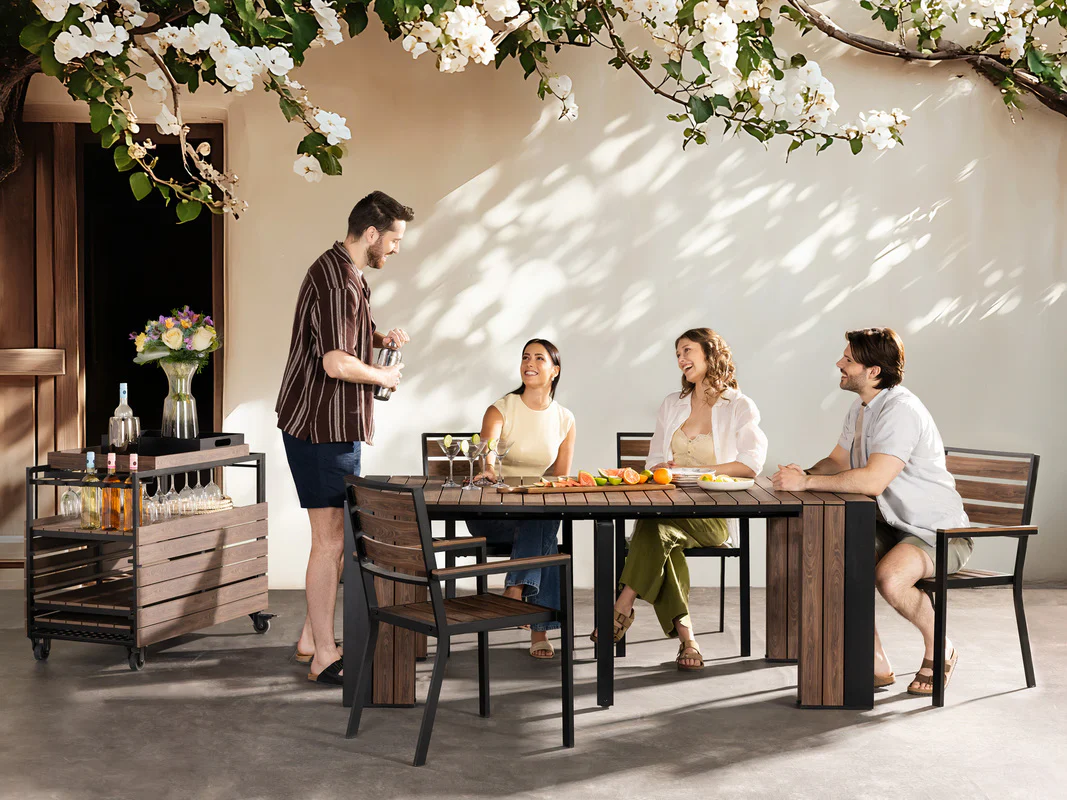 Transformer Outdoor Dining Table & 4 Chairs - Image 13