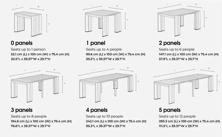 Transformer Outdoor Dining Table & 4 Chairs - Image 19