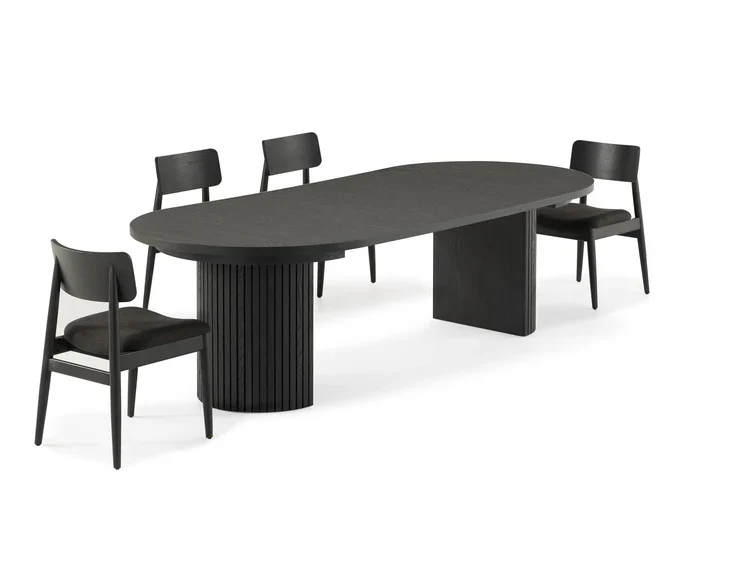 Transformer Round Dining Table & 4 Chairs - Image 11