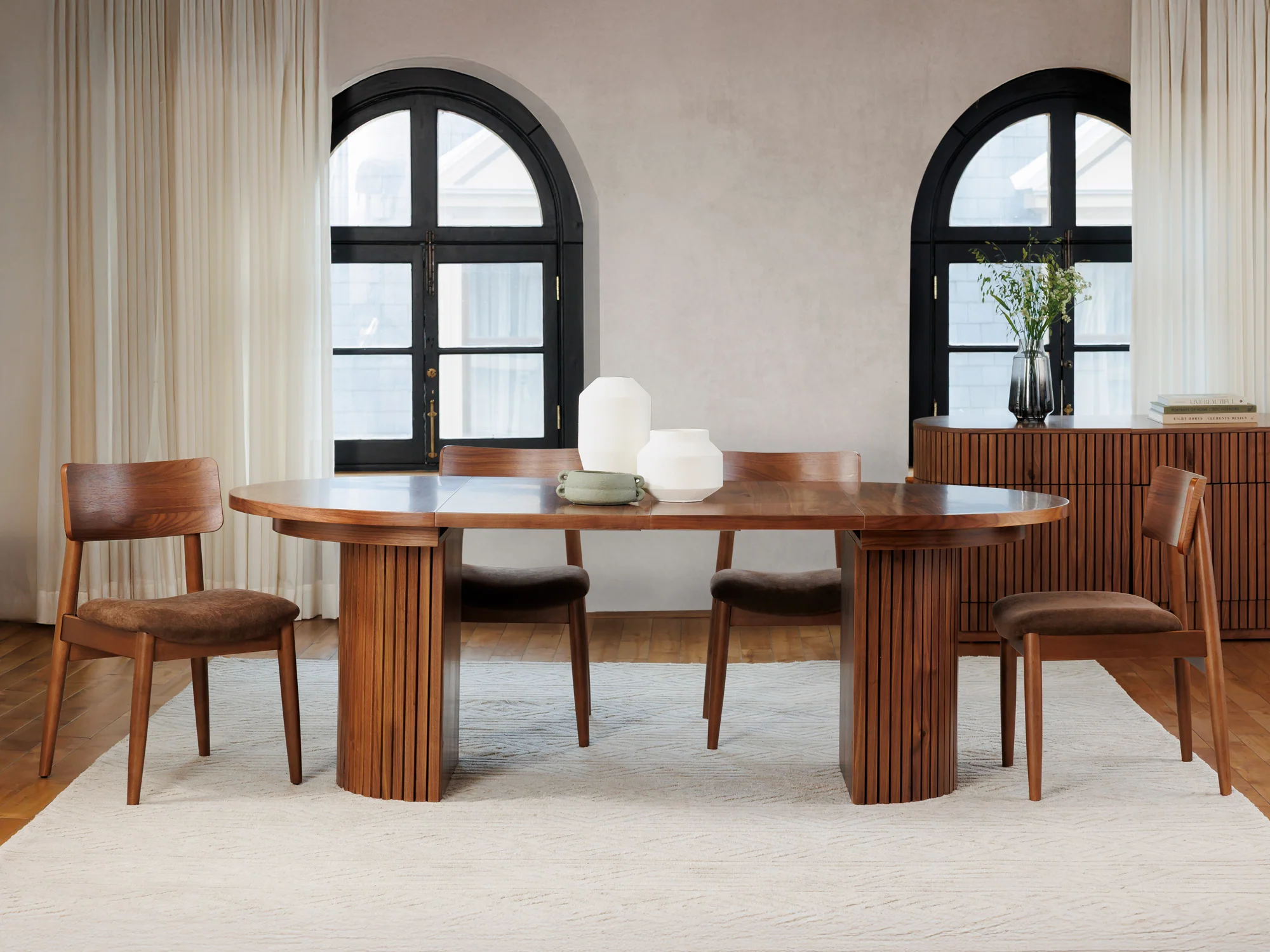 Transformer Round Dining Table & 4 Chairs - Image 23