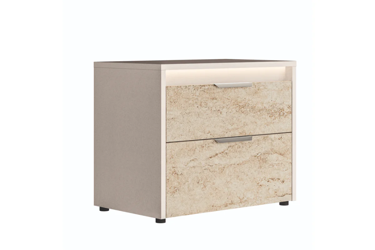 Tullia Upholstered Bed With Storage & Dresser & Mirror & Nightstand - Image 17