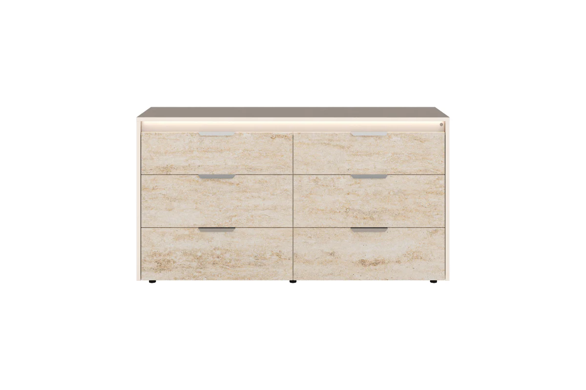 Tullia Upholstered Panel Bed & Dresser & Mirror & Nightstand - Image 5