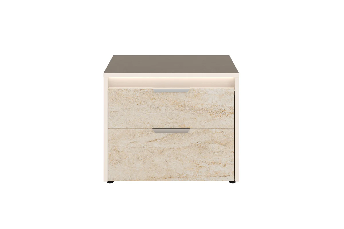 Tullia Upholstered Panel Bed & Dresser & Mirror & Nightstand - Image 9