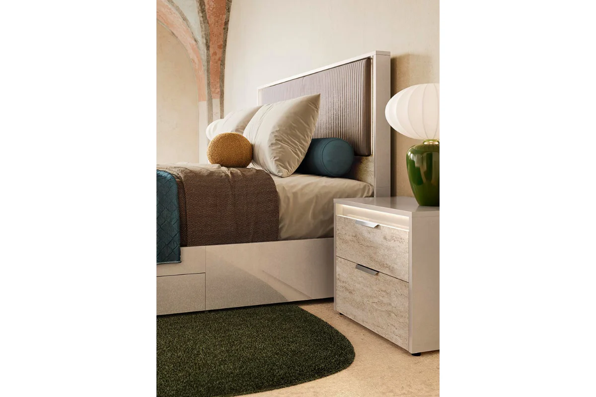 Tullia Upholstered Panel Bed With Storage - Image 16