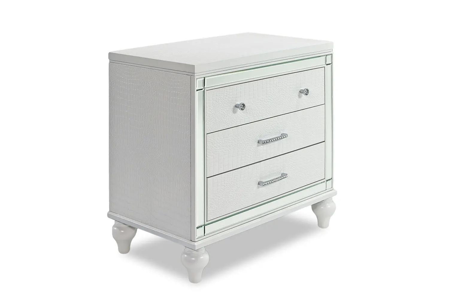 Valentino Panel Bed & Dresser & Mirror & Nightstand - Image 16