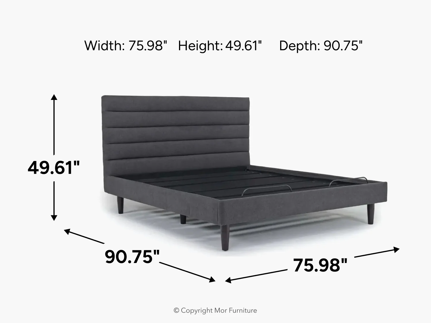Vista Adjustable Foundation Bed - Image 13