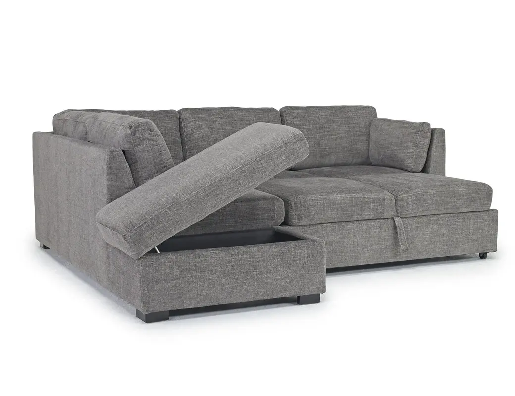 Vivian Full Pullout Sofa Sleeper Tux Chaise - Image 3