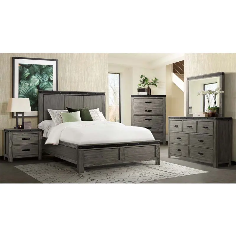 Wade Panel Bed & Dresser & Mirror & Nightstand - Image 5