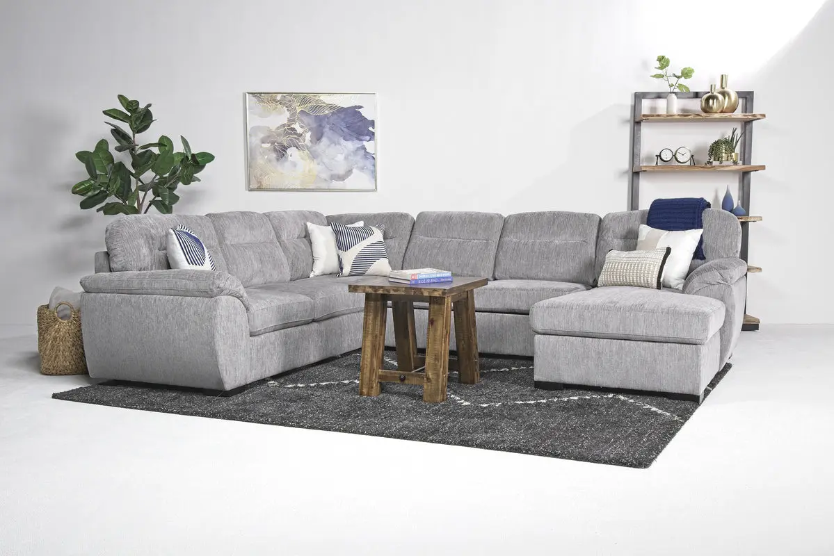 Wanda Full Pullout Tux Chaise Sectional - Image 6