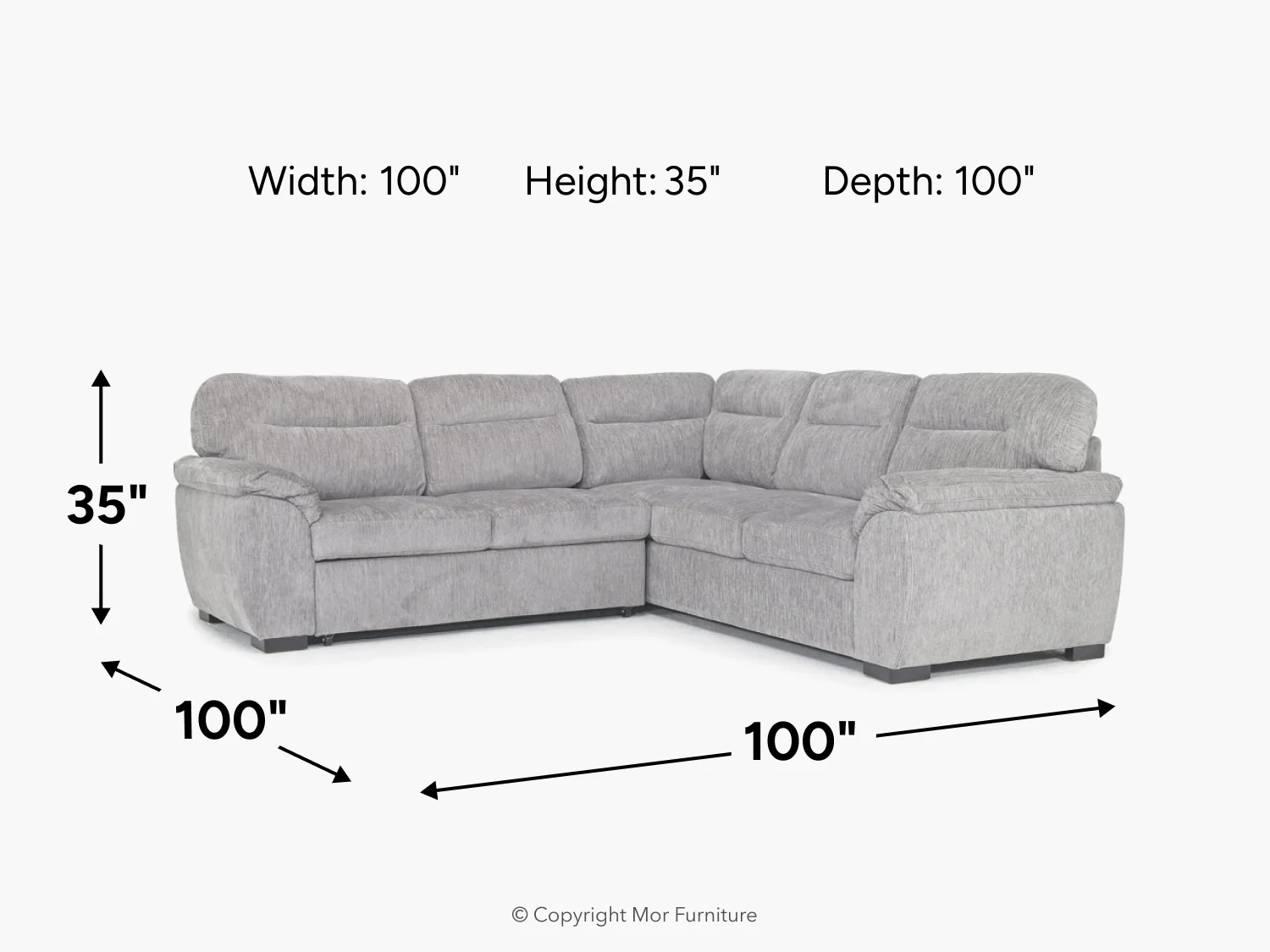 Wanda Full Tux Sleeper Sectional - Image 7