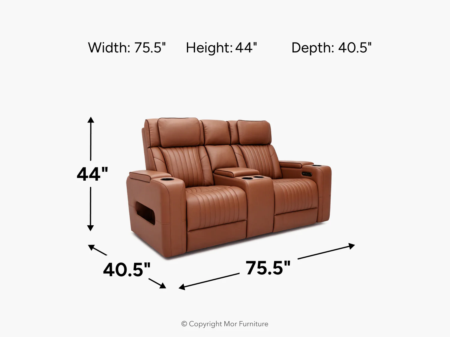 Watton 2 Power Console Loveseat - Image 25