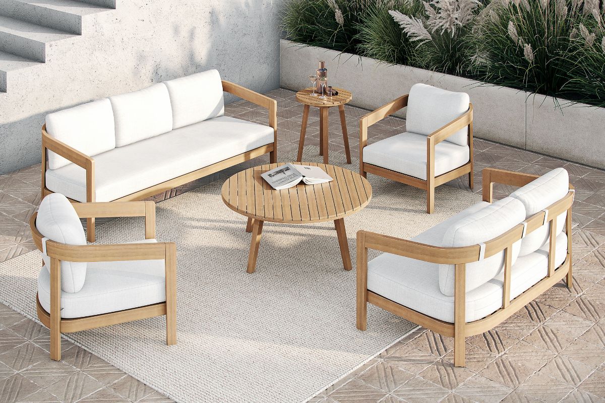 Wesley Outdoor Coffee Table - Image 5