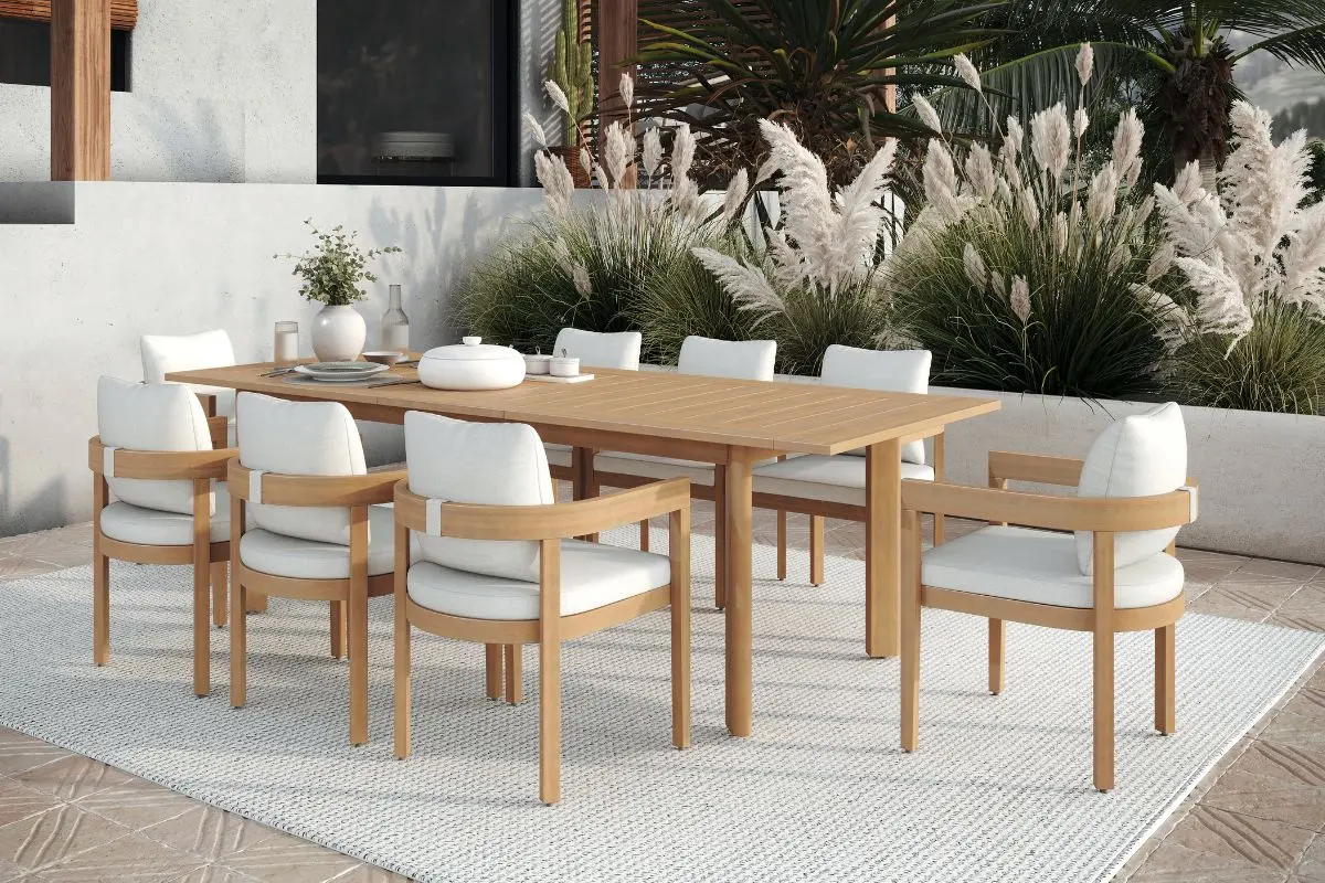 Wesley Outdoor Dining Table - Image 10