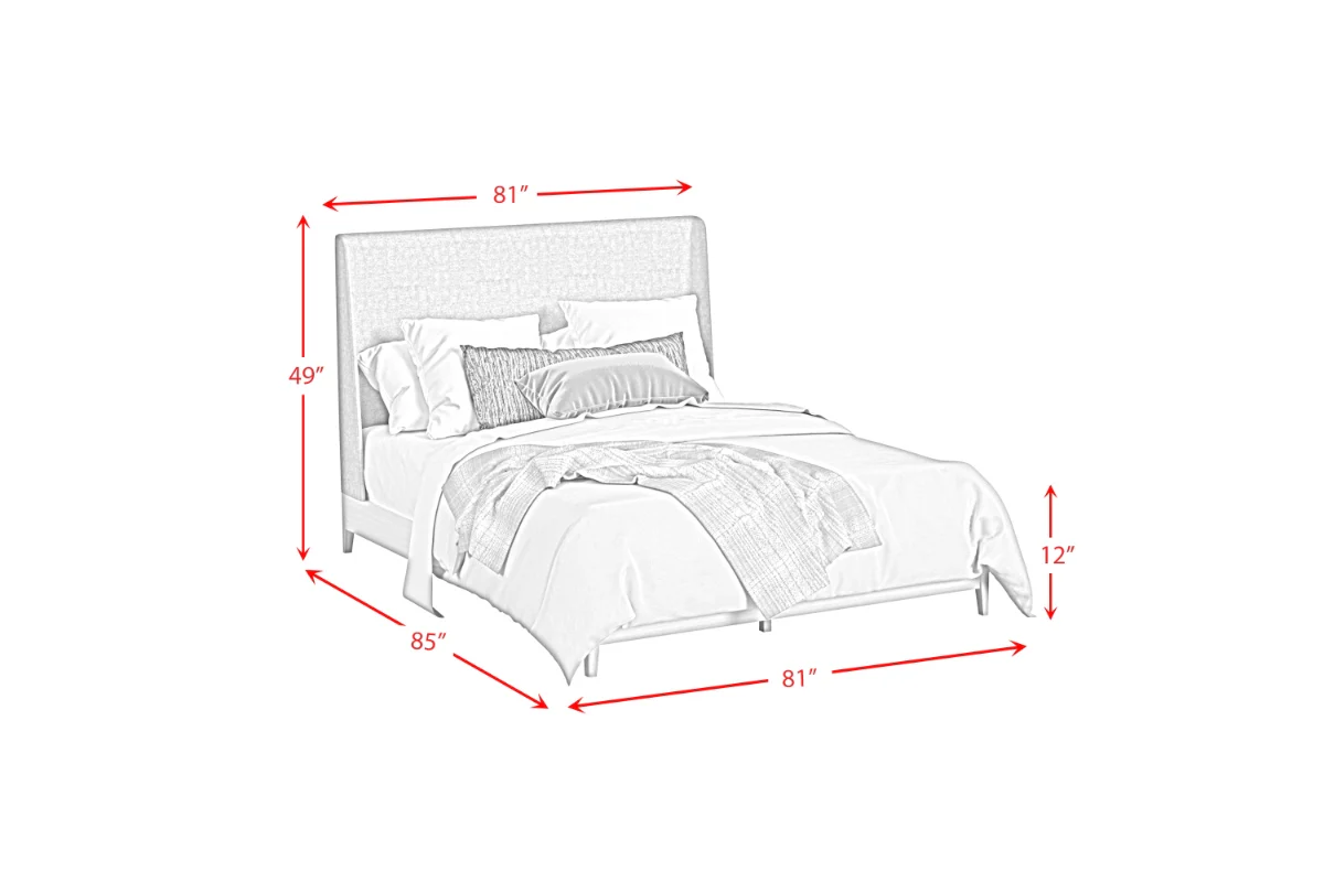 Westland Upholstered Panel Bed & Dresser & Mirror & Nightstand - Image 22
