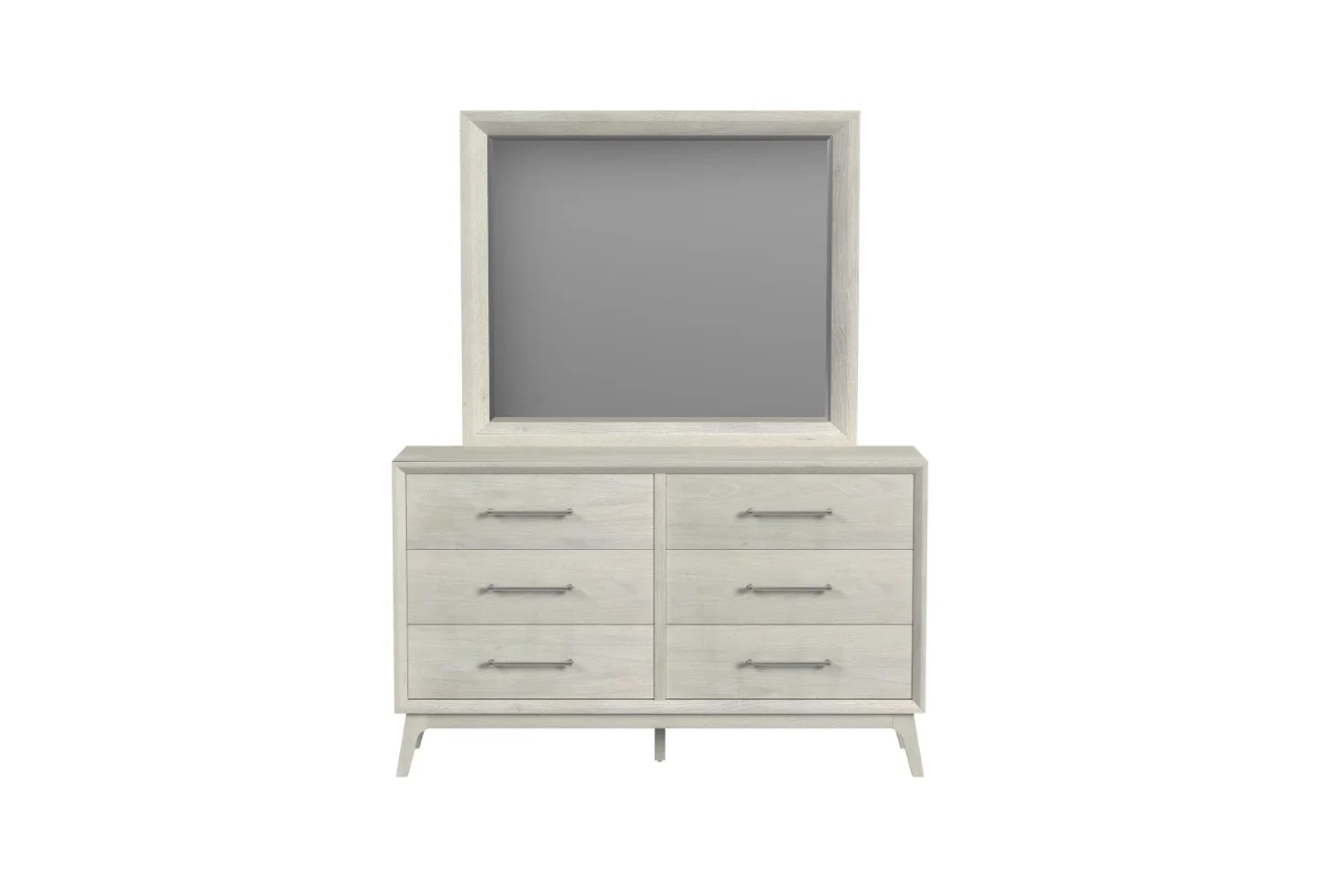 Westland Upholstered Panel Bed & Dresser & Mirror & Nightstand - Image 6