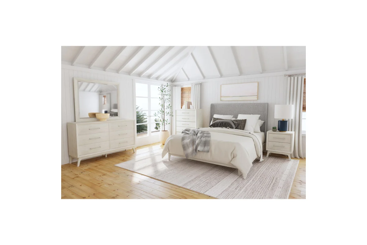 Westland Upholstered Panel Bed - Image 2