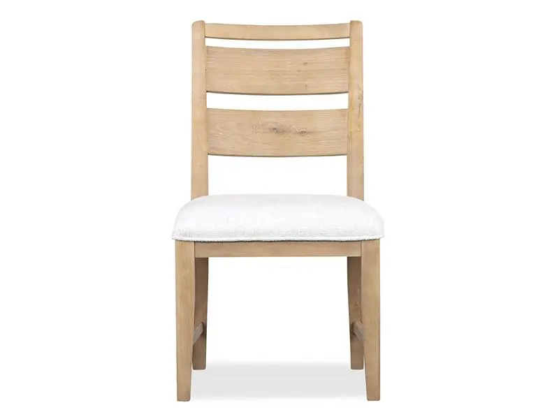 White Oak Dining Table & 4 Chairs & 2 Arm Chairs - Image 8