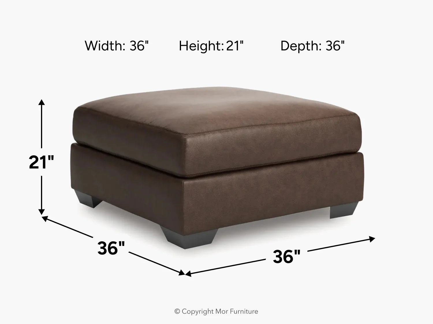 Whitlock Oversized Ottoman - Image 10