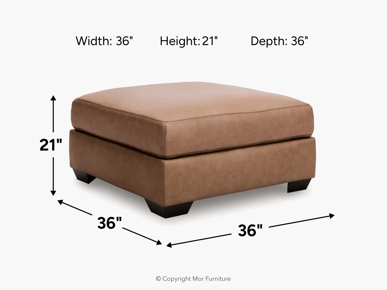 Whitlock Oversized Ottoman - Image 5