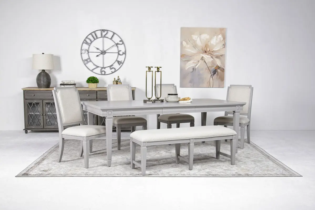 Willowbrook Dining Table & 4 Chairs & Bench - Image 10