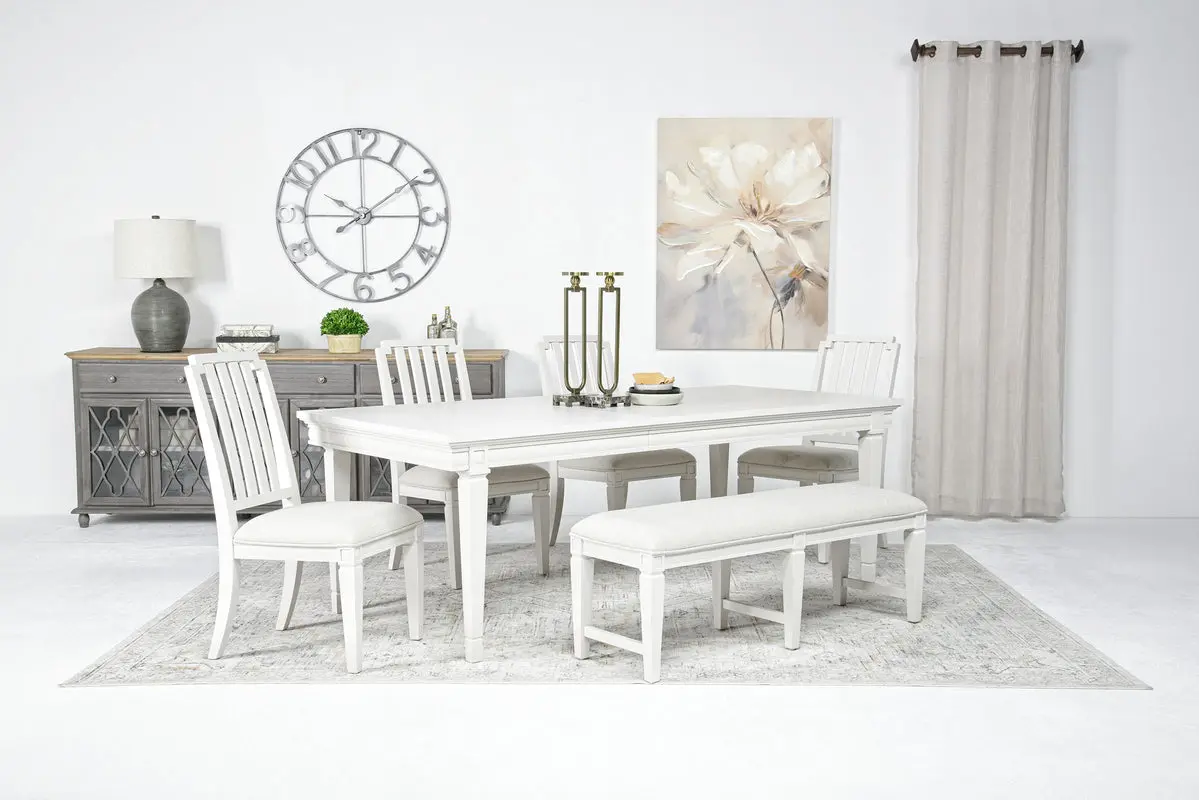 Willowbrook Dining Table & 4 Chairs & Bench - Image 19