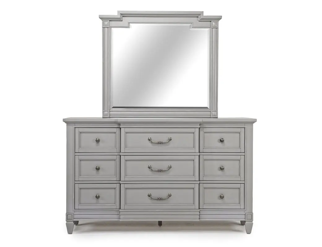 Willowbrook Upholstered Panel Bed & Dresser & Mirror & Nightstand - Image 108