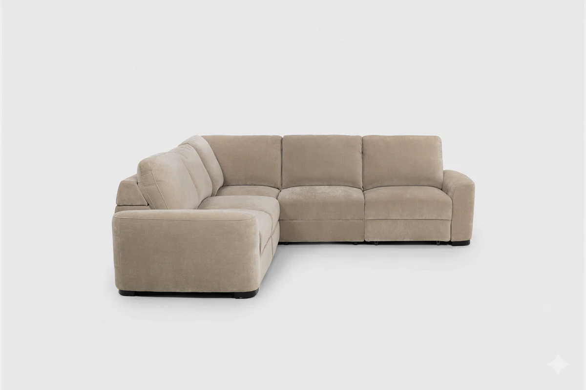 Wynn 5 Piece Power Sliding Sectional With Power Armless Slider - Image 4