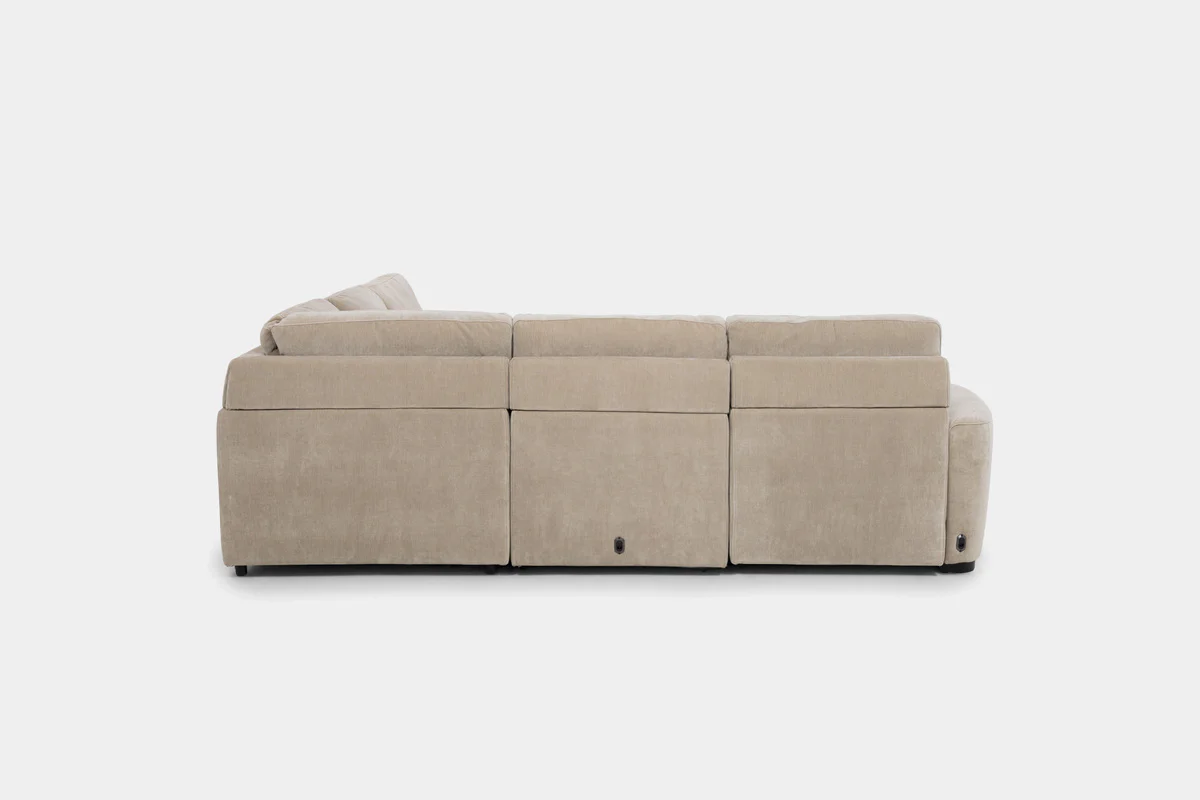Wynn 5 Piece Power Sliding Sectional With Power Armless Slider - Image 6