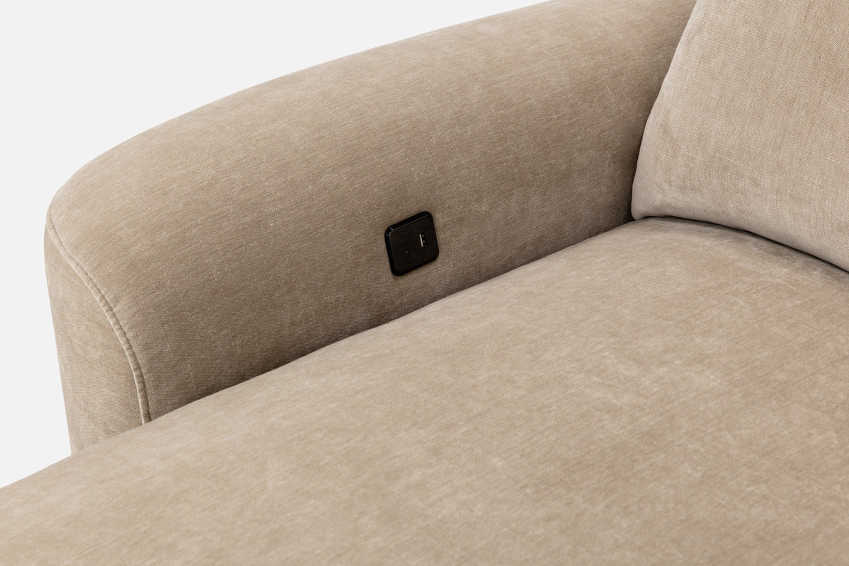 Wynn 6 Piece Power Sliding Sectional With Chaise & Armless Slider - Image 10