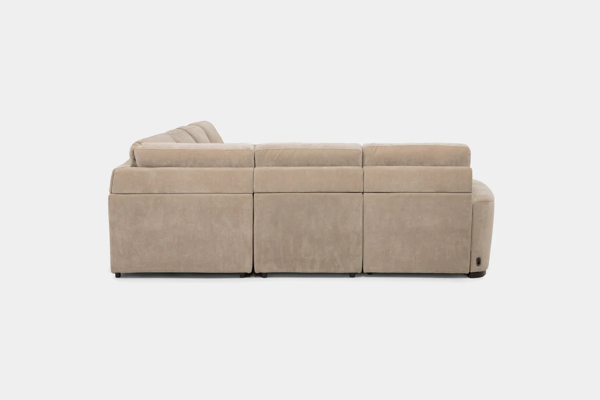 Wynn 6 Piece Power Sliding Sectional With Chaise & Armless Slider - Image 18