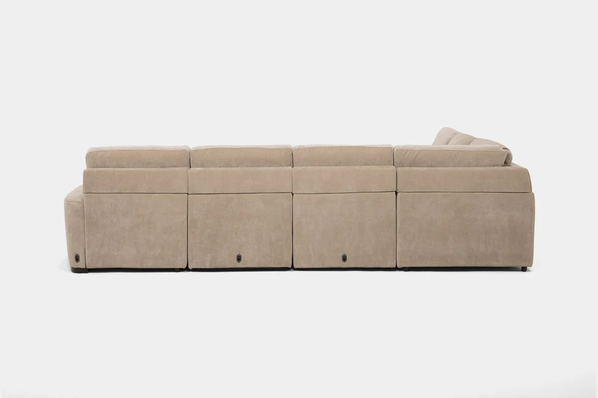 Wynn 6 Piece Power Sliding Sectional With Chaise & Armless Slider - Image 19