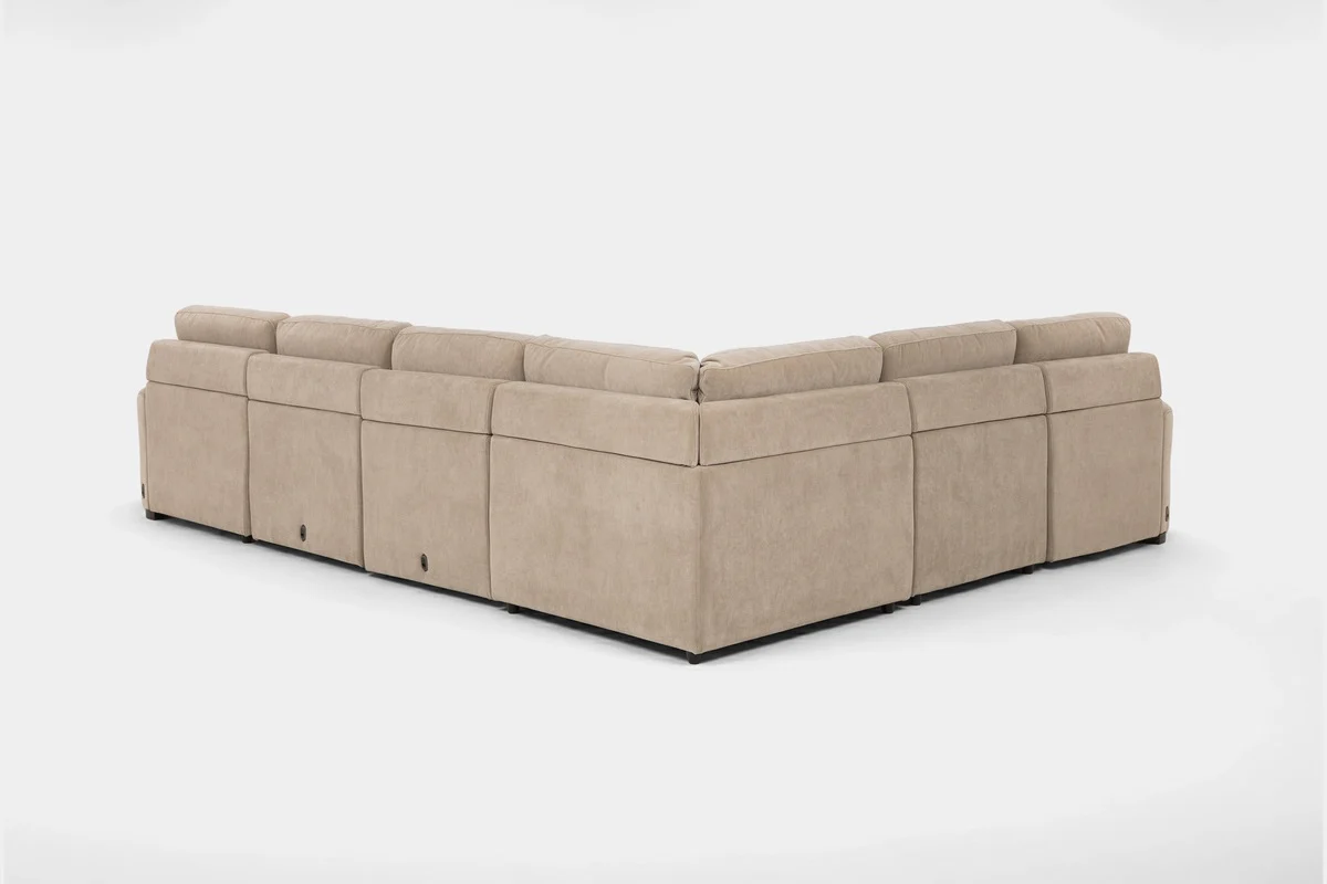 Wynn 6 Piece Power Sliding Sectional With Chaise & Armless Slider - Image 20