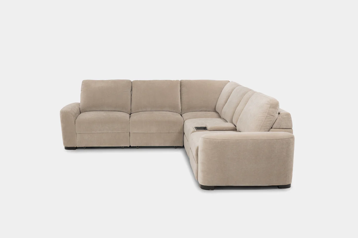 Wynn 6 Piece Power Sliding Sectional With Power Armless Slider - Image 5