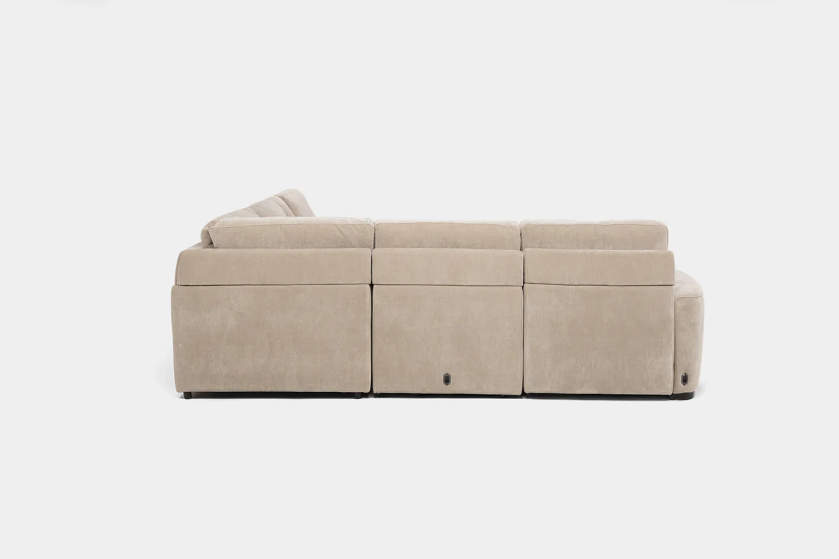 Wynn 6 Piece Power Sliding Sectional With Power Armless Slider - Image 6
