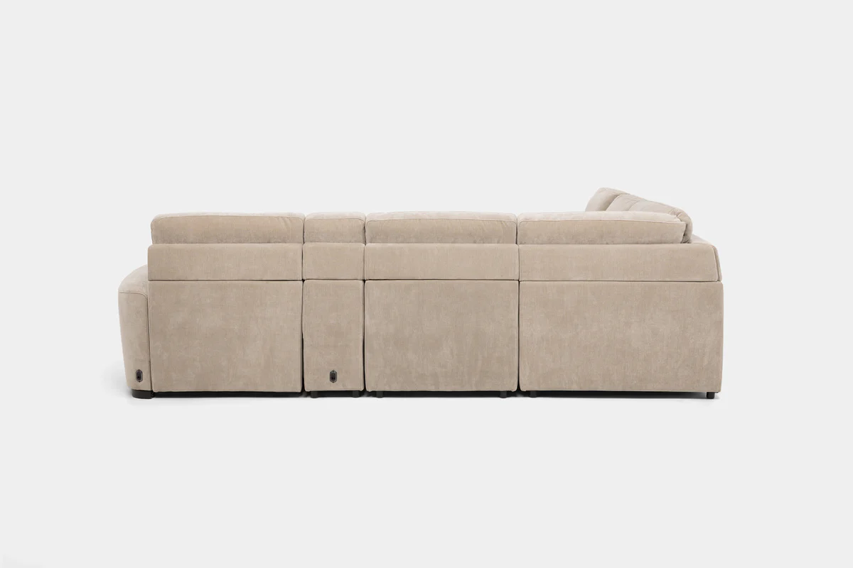 Wynn 6 Piece Power Sliding Sectional With Power Armless Slider - Image 7