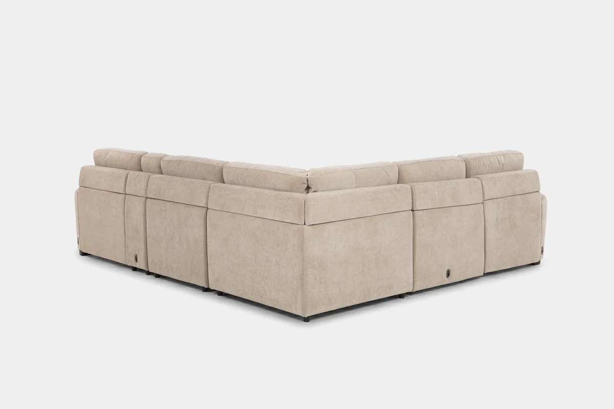 Wynn 6 Piece Power Sliding Sectional With Power Armless Slider - Image 8