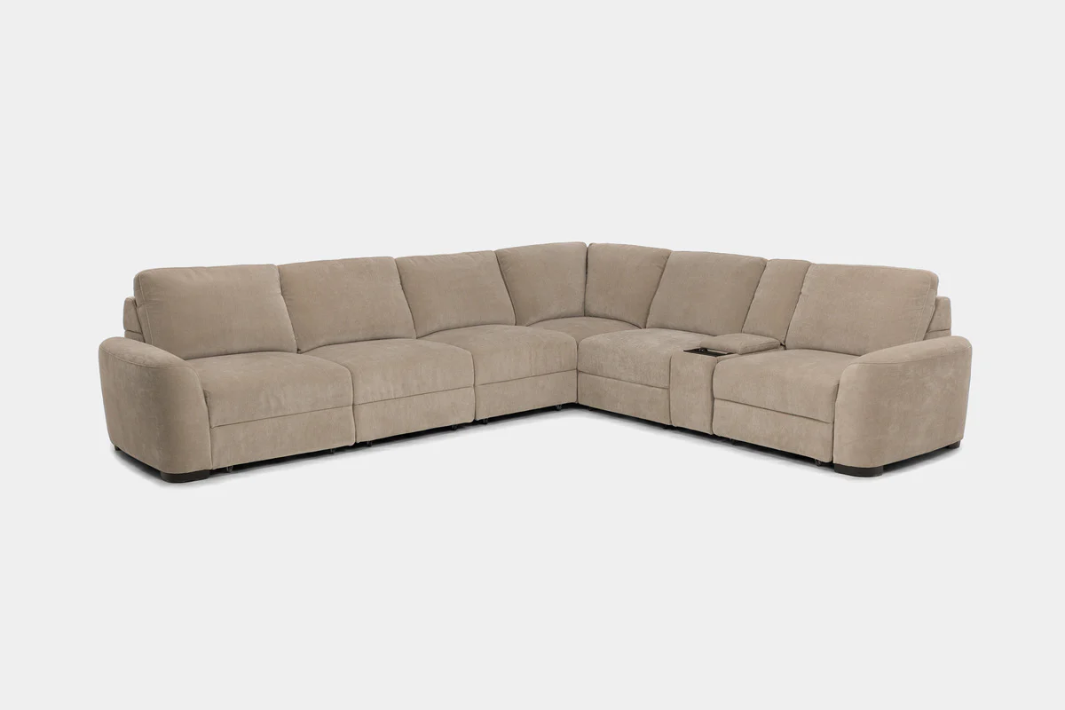 Wynn 7 Piece Power Sliding Sectional With Armless Slider